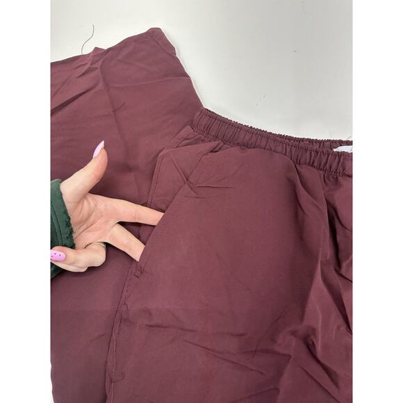 The Paragon Womens Two Piece Pant Set Size XL Maroon Jacket Pants Trackset - Picture 9 of 16